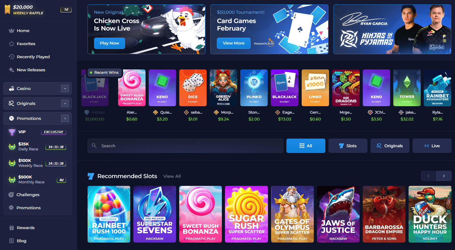 Rainbet Casino Polska – Oficjalny Serwis dla Polskich Graczy